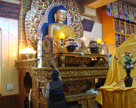 temple of His Holiness the Dalai Lama